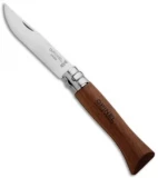 Opinel Knives No. 6 Stainless Steel Knife Walnut (2.9" Satin) #6 SS