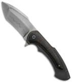 Rick Barrett Custom Toxic Fallout Flipper Knife LSCF (4" Hamon)