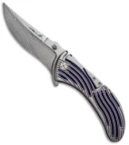 Brian Tighe Custom Medium Tighe Rod Knife Titanium Folder (3.5" Satin Plain)