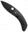 Deviant Blades Chinese Friction Folder Carbon Fiber Knife (2.75" Black Plain)