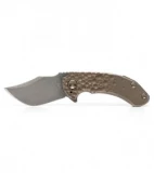 TuffKnives Custom Tanic Titanium Flipper Knife - Crater