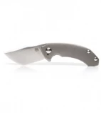 TuffKnives Custom Tanic Titanium Flipper Knife - Harpoon HQ1