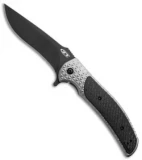 Zero Tolerance 0600BLK RJ Martin Knife Carbon Fiber Flipper (4.25" Black) ZT