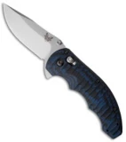 Benchmade Ball Flipper Axis Lock Knife Black/Blue G-10 (3.18" Satin) 300-1