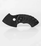 TuffKnives Death Toad #2 G-10 Friction Folder Knife (2.1" Black)