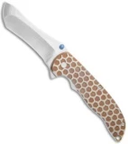 John Grimsmo The Norseman Flipper Bronze/Satin Titanium Knife (3.625" Plain) 111