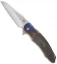 Broadwell Studios Custom Technes Folder LSCF/Moku-Ti Knife (4" Satin)
