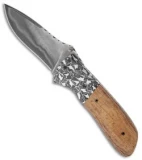 Burr Oak Knives Viper Knife Tan Canvas Micarta (3.5" San Mai)