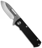 Medford TFF-4 Sub-Compact Frame Lock Knife Black/Flame (3.4" Stonewash) MKT