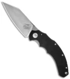 Bastinelli Big Dragotac Titanium Framelock Knife Black G10  (4.625" Stonewash)