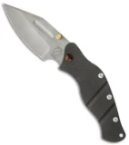 Sniper Bladeworks LPC Framelock Folder Carbon Fiber Gold Thumb (3.75" BB Swedge)