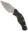 Sniper Bladeworks LPC Framelock Folder Black Knife (3.75" BB Plain Swedge)