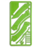 Klecker Knives Trigger Knife Kit (Zombie Green)
