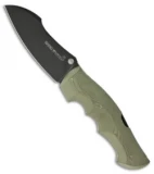 Viper Knives Rhino Folding Knife Green G-10 (4.25" Black Plain) V5904GR