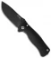 LionSteel SR2 Black Aluminum Folding Knife (3.125" Black)