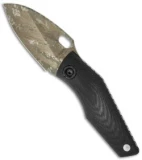 Strider SJ75 Mini Double Digi Titanium Framelock Knife w/ Black G10 (3" Plain)