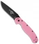 Ontario RAT Model 1 Liner Lock Knife Pink (3.625" Black) 8866