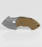 TuffKnives War Toad Smooth G-10 Friction Folder Knife (2.1" SW)