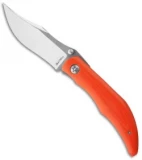 Alan Folts Custom Standard Sultan Folder Orange G-10 Knife (3.75" Two-Tone)