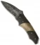 Corrie Schoeman Impact Flipper Folder Knife Lightning Strike CF (3.25" Damascus)