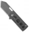 Brad Zinker Mini Tanto Flipper Knife Titanium Framelock (1.75" Plain)