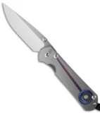 Large Sebenza 21 Unique Graphic Opal Mosaic Triplet Inlay (3.625" Plain)