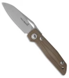 Viper Knives Free Smartlock Folding Knife Brown G10 (3.5" Stonewash) V4892BW