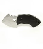 TuffKnives War Toad Unidirectional Carbon Fiber Folder Knife (2.1" Satin)
