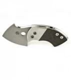 TuffKnives War Toad CF Ti Bolster Friction Folder Knife (2.1" BB/Satin)
