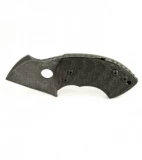TuffKnives War Toad Carbon Fiber Friction Folder Knife (2.1" Wharncliffe Acid)
