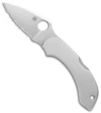 Spyderco Dragonfly Lockback Knife Stainless Steel (2.3" Satin Serr) C28S