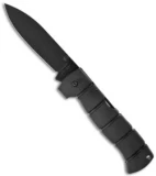 Ontario OKC Spec Plus Folder Drop Point Knife (4" Black Plain) 8557
