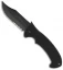 Emerson CQC-13 BTS Bowie Folding Knife w/ Wave (3.85" Black Serr)