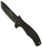 Emerson Mini Roadhouse BT Black G-10 Folding Knife (3.4" Black Plain)