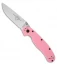 Ontario RAT Model 2 Liner Lock Knife Pink (3" Satin) 8862SP