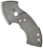 TuffKnives War Toad Friction Folder Knife Scratch Full Ti (2.1" Plain)