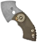 TuffKnives War Toad Steampunk Friction Folder Knife (2.1" Plain)