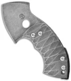 TuffKnives War Toad Friction Folder Knife Diamond Pattern Ti (2.1" Plain)