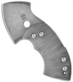 TuffKnives War Toad Friction Folder Knife Stonewash Full Ti (2.1" Plain)