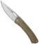 LionSteel TiSpine Folding Knife Matte Bronze Titanium (3.35" Satin) TS1
