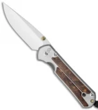 Chris Reeve Large Sebenza 21 Knife w/ Honduran Rosewood & 2 Studs (3.625" Plain)