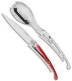 Baladeo Red 52 Gram Cutlery Set w/ Knife & Spork