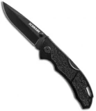 Schrade Tactical Drop Point Lockback Knife (3.1" Black) SCH202