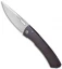LionSteel TiSpine Folding Knife Matte Violet/Blue Titanium (3.35" Satin) TS1