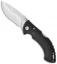Buck Folding Omni Hunter 10PT Knife Black (3" Satin Plain) 0395BKS