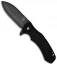 Sam Eddleman ESP Flipper Liner Lock Knife Black G-10 (3" Acid Wash)