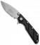 Microtech DOC Flipper Knife Aluminum Folder (3.75" Stonewash Serr) 153-11