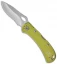 Buck SpitFire Green Folding Knife (3.25" Satin Serr) 0722GRX1