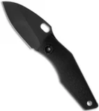 Strider SJ75 Mini Titanium Framelock Knife Black G10 (3" Black Plain)