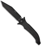 HTM Darrel Ralph AXD 5.5 Manual Folder Knife (5.5" Black Plain)